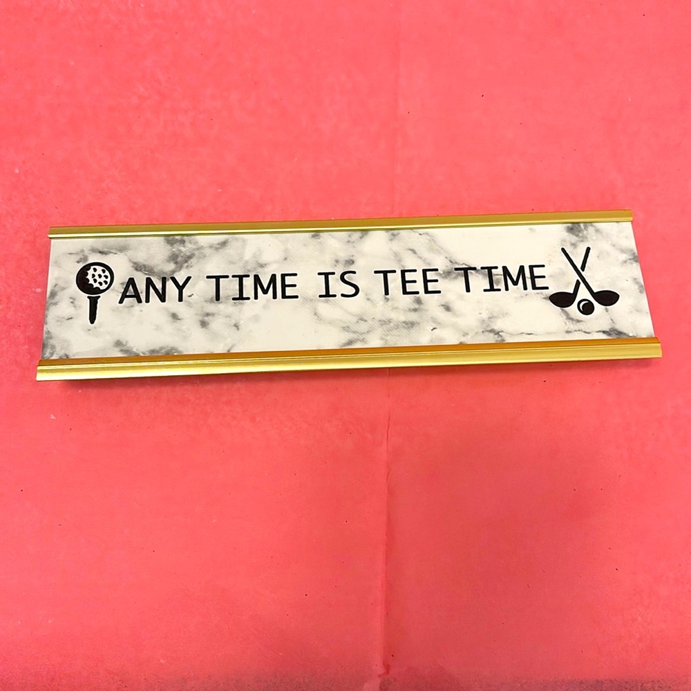 OFFICE ENVY Retro Desk Sign